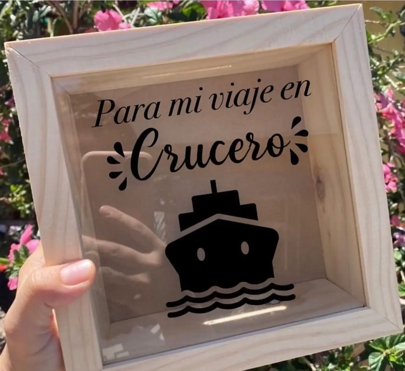 Alcancía “Para mi viaje en crucero”