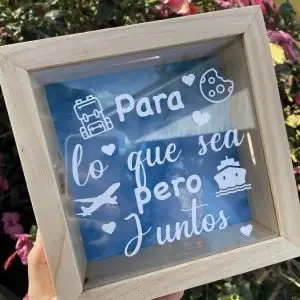 Alcancía “Para lo que sea pero juntos”