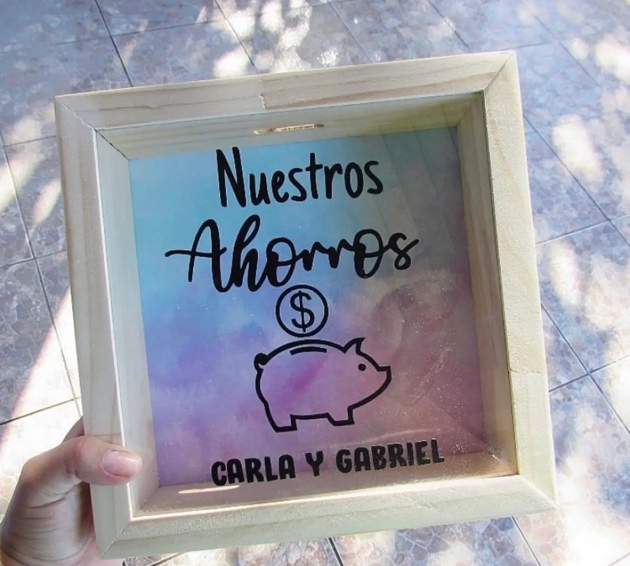 Alcancía “Nuestros ahorros”