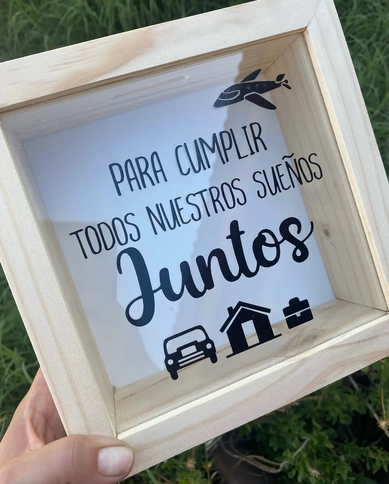 Alcancía “Para cumplir todos nuestros sueños juntos”