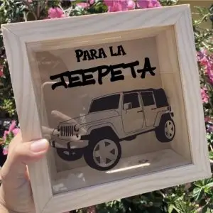 Alcancía “Para la jeepeta”