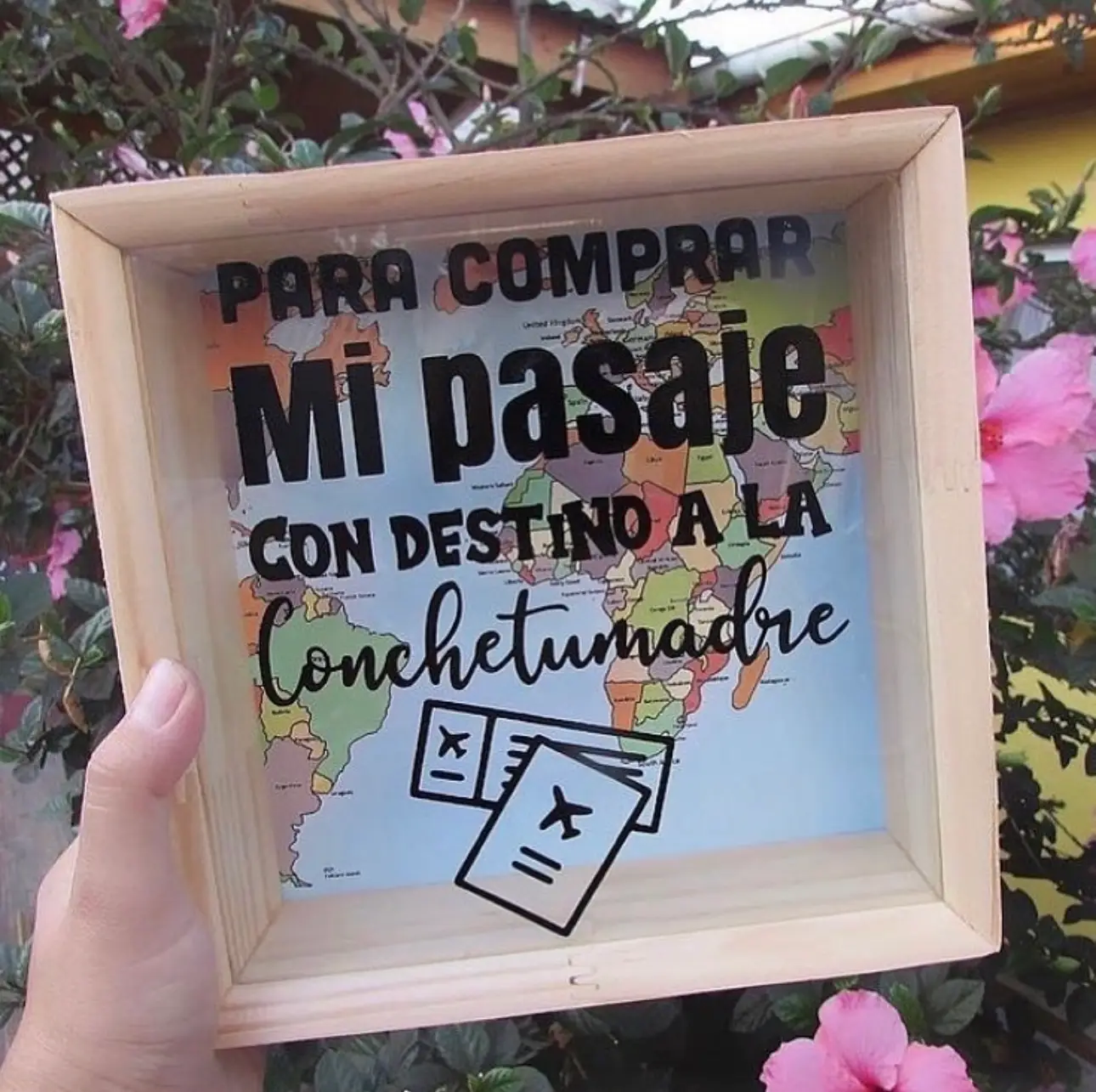 Alcancía “para mi pasaje con destino a la Ctm”